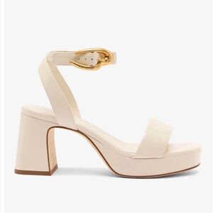 Dolly Verona Low Sandal In Ivory Leather